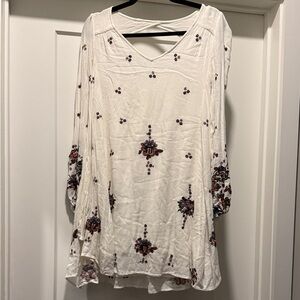 Free People Cream Dress